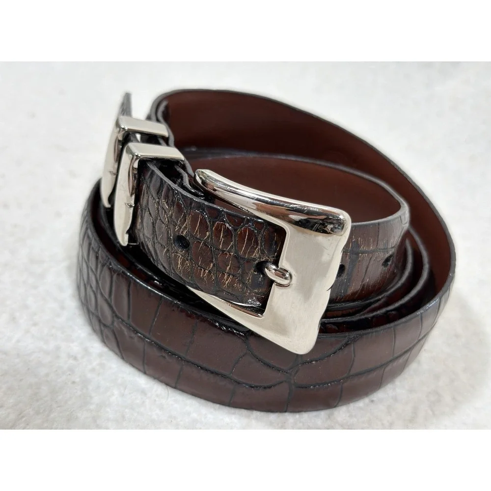 Paul‎ Fredrick Leather Belt Mens 50